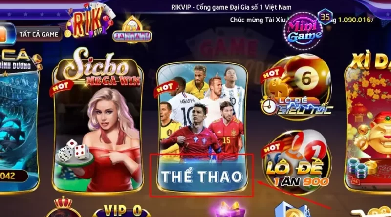 the thao rikvip trai nghiem san dau dang cap va nhieu uu dai